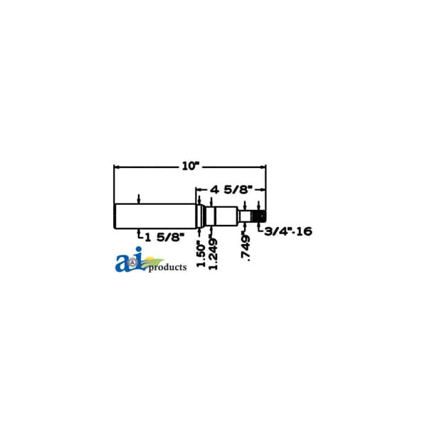 Spindle F/ HS150045 &HS16505S55 11"x2"x2"